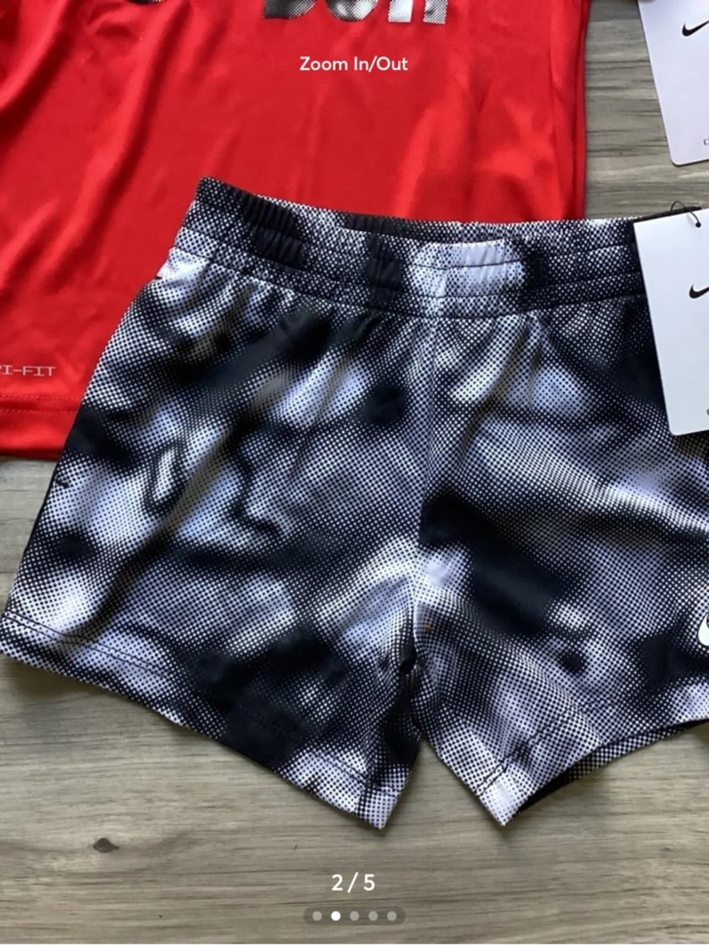 Toddler boy Nike tee & shorts outfit size 2T(NWT) ~PRICE FIRM, NO OFFERS~ - Picture 2 of 5